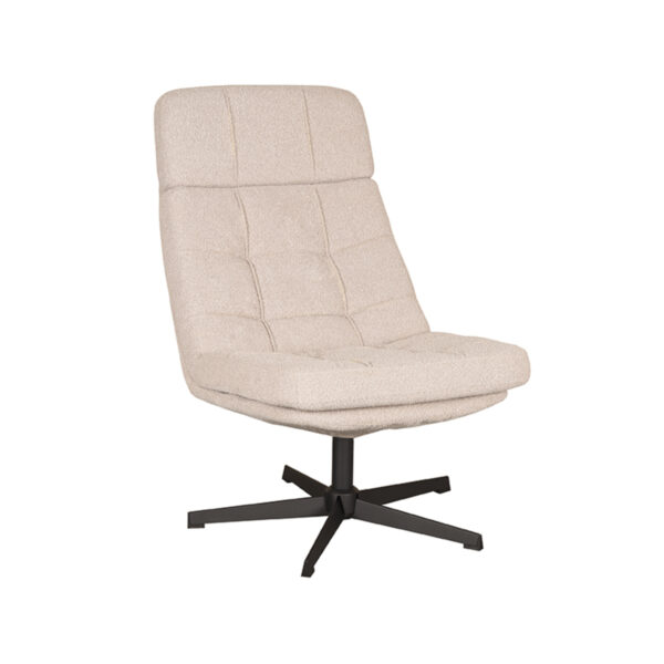 LABEL51 Fauteuil Alvar - Naturel - Boucle Alvar