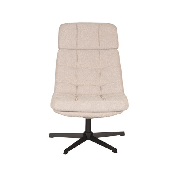 LABEL51 Fauteuil Alvar - Naturel - Boucle Boucle