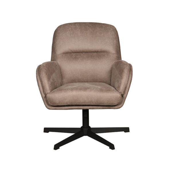 LABEL51 Fauteuil Moss - Taupe - Micro Suede Micro Suede