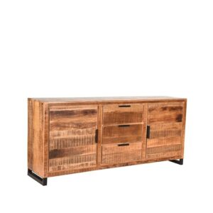 LABEL51 Dressoir Glasgow - Rough - Mangohout - 190 cm