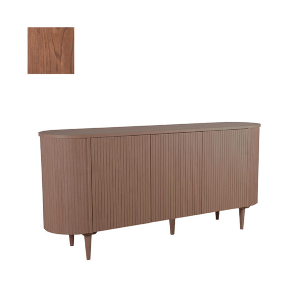 LABEL51 Dressoir Oliva - Walnoot - Eiken - Dressoir 180 cm