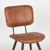 LABEL51 Eetkamerstoel Fos - Cognac - Leder - Afbeelding 5