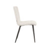 LABEL51 Eetkamerstoel Sam - Wit - Boucle Boucle