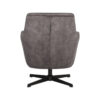 LABEL51 Fauteuil Toby - Antraciet - Velours - Afbeelding 4