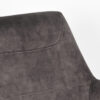 LABEL51 Fauteuil Toby - Antraciet - Velours - Afbeelding 5