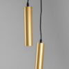 LABEL51 Hanglamp Ferroli - Antiek goud - Metaal - 3-lichts Metaal