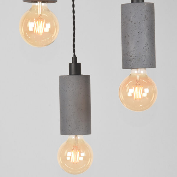 LABEL51 Hanglamp Fresco - Concrete - Beton - 3-Lichts Beton