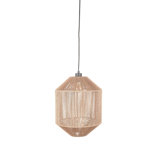 LABEL51 Hanglamp Ibiza - Naturel - Jute - 1-Lichts Cilinder Ibiza