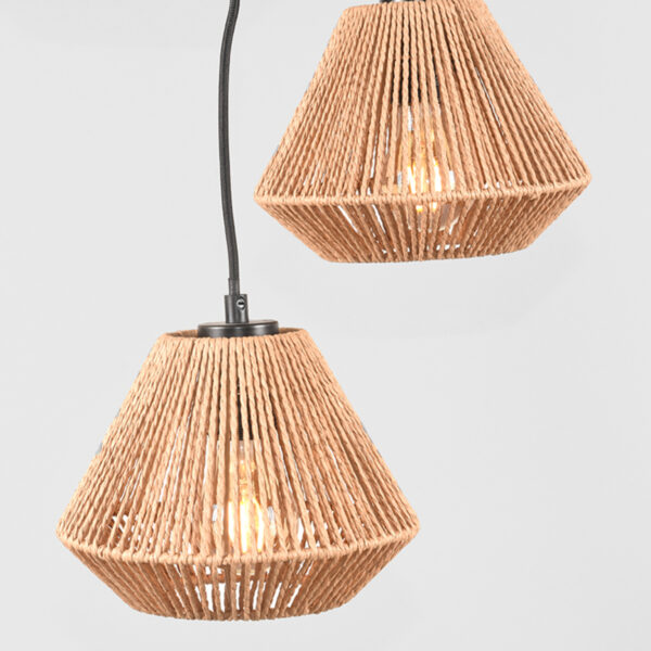 LABEL51 Hanglamp Ibiza - Naturel - Jute - 3-Lichts Ibiza