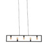 LABEL51 Hanglamp Quadrato - Zwart - Metaal Metaal