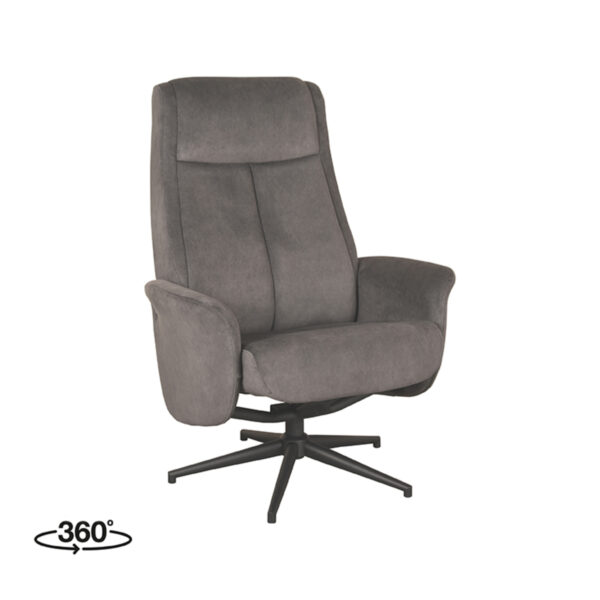 LABEL51 Fauteuil Bergen - Antraciet - Cosmo