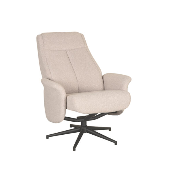 LABEL51 Fauteuil Bergen - Naturel - Boucle Boucle