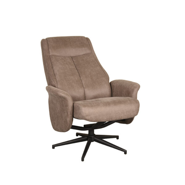 LABEL51 Fauteuil Bergen - Taupe - Micro Suede Micro Suede