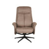 LABEL51 Fauteuil Bergen - Taupe - Micro Suede - Afbeelding 4