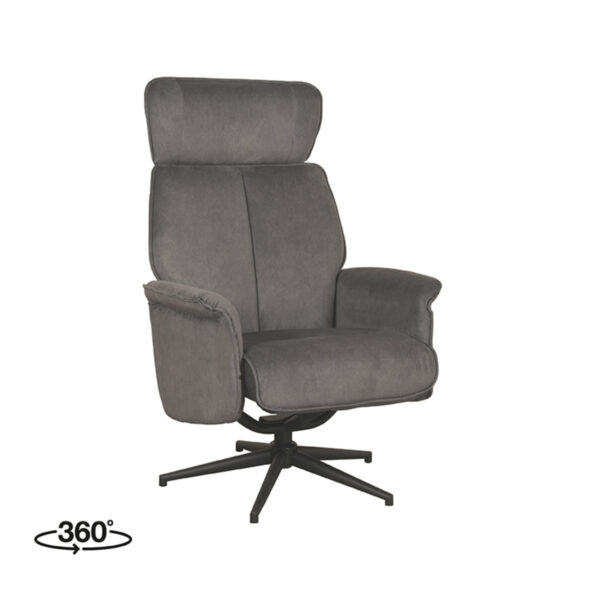 LABEL51 Fauteuil Verdal - Antraciet - Cosmo