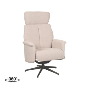 LABEL51 Fauteuil Verdal - Naturel - Boucle