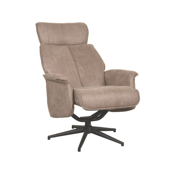 LABEL51 Fauteuil Verdal - Taupe - Micro Suede Micro Suede