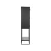 LABEL51 Vitrinekast Level - Zwart - Metaal - 70x35x150 cm - Afbeelding 5