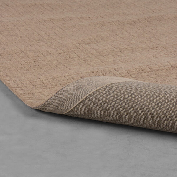 LABEL51 Vloerkleden Wolly - Taupe - Wol - 160x230 cm Wol