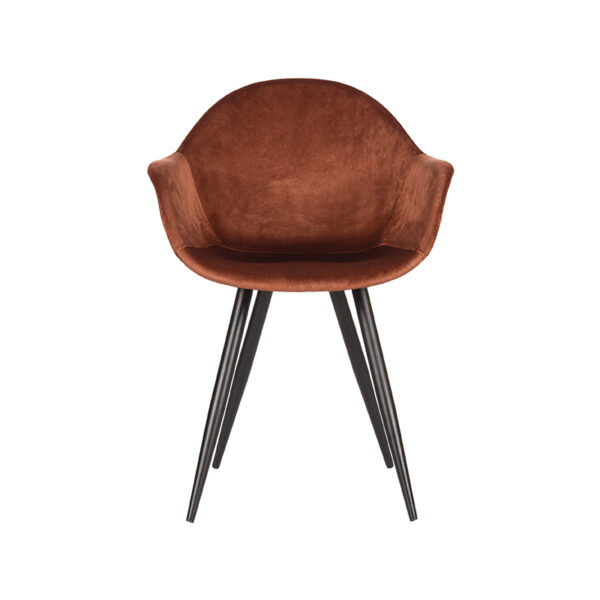 LABEL51 Eetkamerstoel Forli - Rust - Fluweel Forli
