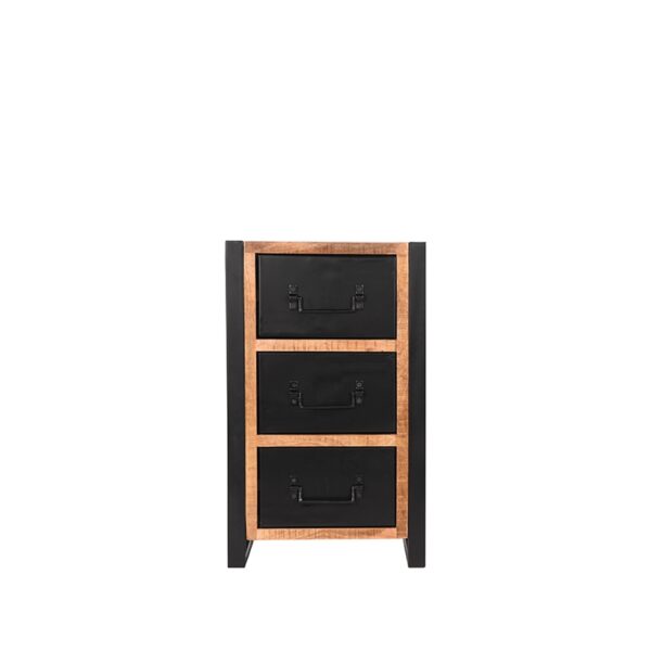 LABEL51 Ladekast Brussels - Rough - Mangohout - 75 cm - Afbeelding 4