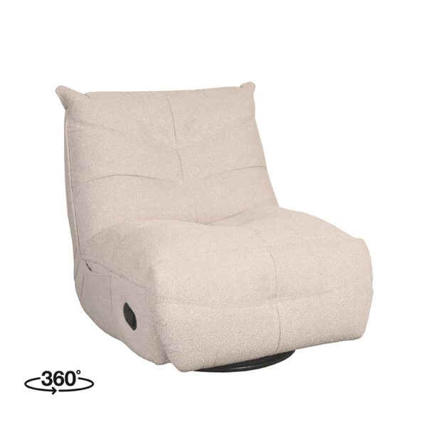 LABEL51 Fauteuil Take It Easy - Naturel - Boucle Take It Easy