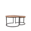 LABEL51 Salontafel Set Double - Rough - Mangohout Set Double