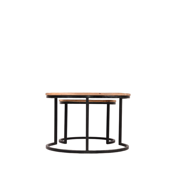 LABEL51 Salontafel Set Double - Rough - Mangohout Mangohout