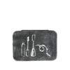 LABEL51 Make-Up opbergkist - Zwart - Metaal Metaal