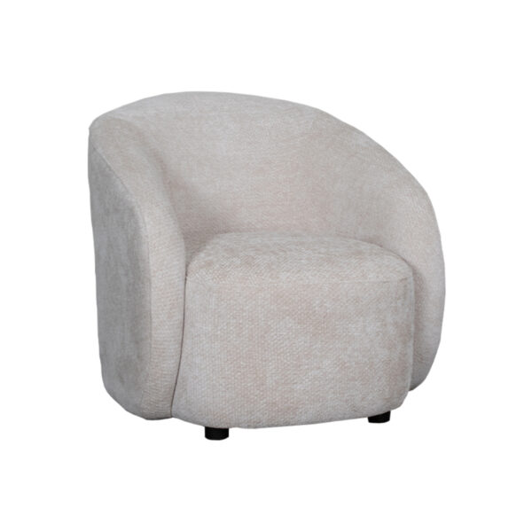 LABEL51 Fauteuil Alby - Naturel - Stof Alby