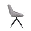LABEL51 Eetkamerstoel Marlow - Stone - Elite - Black Frame - Afbeelding 5