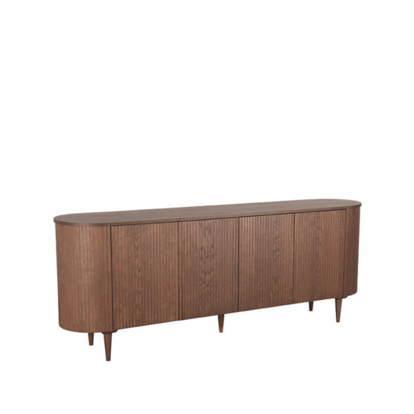 LABEL51 Dressoir Oliva - Walnoot - Eiken - Dressoir 220 cm Oliva