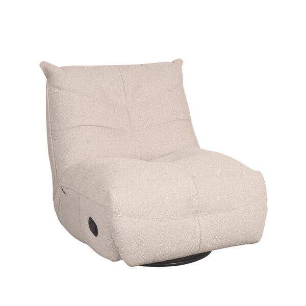 LABEL51 Fauteuil Take It Easy - Naturel - Boucle Boucle