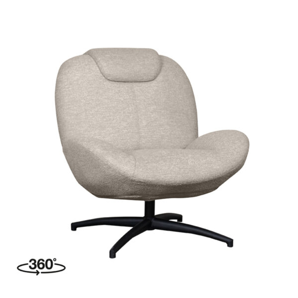 LABEL51 Fauteuil Clayton - Taupe - Canyon