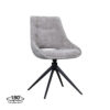 LABEL51 Eetkamerstoel Marlow - Stone - Elite - Black Frame Marlow