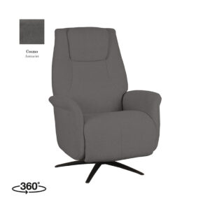 LABEL51 Fauteuil Stockholm - Antraciet - Cosmo