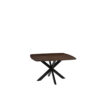 LABEL51 Eetkamertafel Blake - Espresso - Mangohout - 130x130 cm - Afbeelding 4