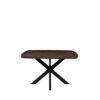 LABEL51 Eetkamertafel Blake - Espresso - Mangohout - 130x130 cm