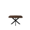 LABEL51 Eetkamertafel Blake - Espresso - Mangohout - 130x130 cm - Afbeelding 5