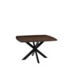 LABEL51 Eetkamertafel Blake - Espresso - Mangohout - 130x130 cm Blake