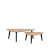 LABEL51 Salontafel Rock - Rough - Mangohout - 110 cm Rock