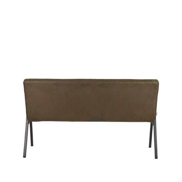 LABEL51 Eetkamerbank Matz - Army green - Microfiber - 145 cm Microfiber