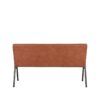 LABEL51 Eetkamerbank Matz - Cognac - Microfiber - 145 cm Microfiber