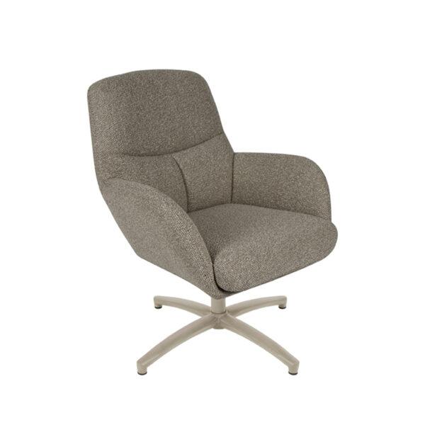 LABEL51 Fauteuil Chill Zone - Truffel grijs - Boucle Chill Zone