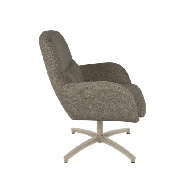 LABEL51 Fauteuil Chill Zone - Truffel grijs - Boucle Boucle