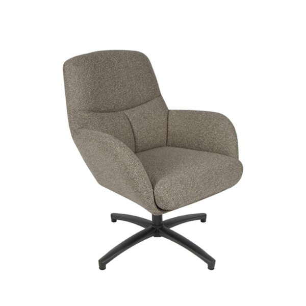 LABEL51 Fauteuil Chill Zone - Truffel grijs - Boucle Chill Zone