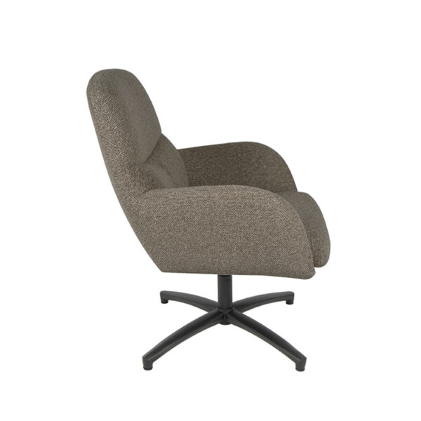 LABEL51 Fauteuil Chill Zone - Truffel grijs - Boucle - Afbeelding 4