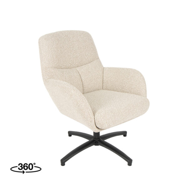 LABEL51 Fauteuil Chill Zone - Naturel - Boucle