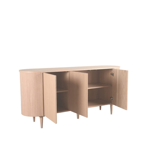 LABEL51 Dressoir Oliva - Naturel - Eiken - Dressoir 180 cm Oliva