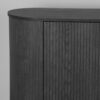 LABEL51 Dressoir Oliva - Zwart - Eiken - Dressoir 220 cm - Afbeelding 6